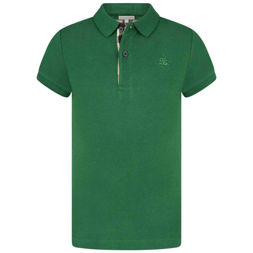 Green Burberry Polo for Boys